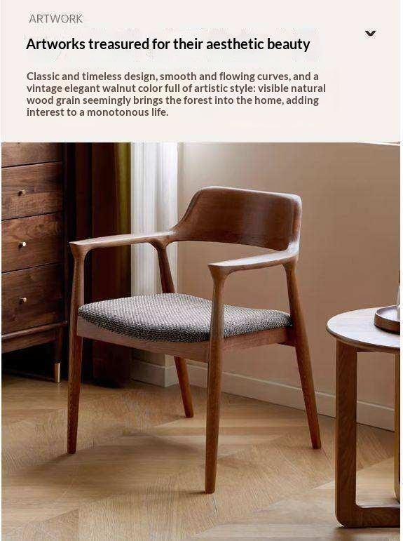 Ash Solid Wood Leisure Chair