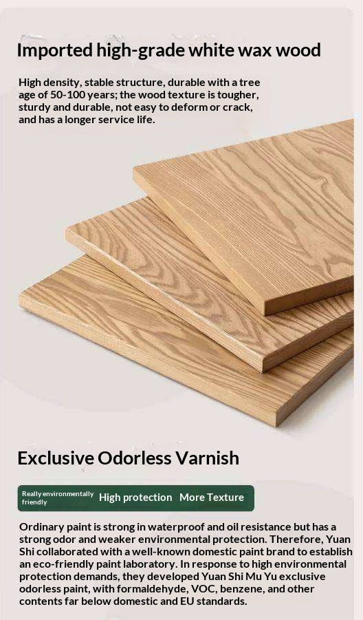 Ash Solid Wood Modern Vanity Table