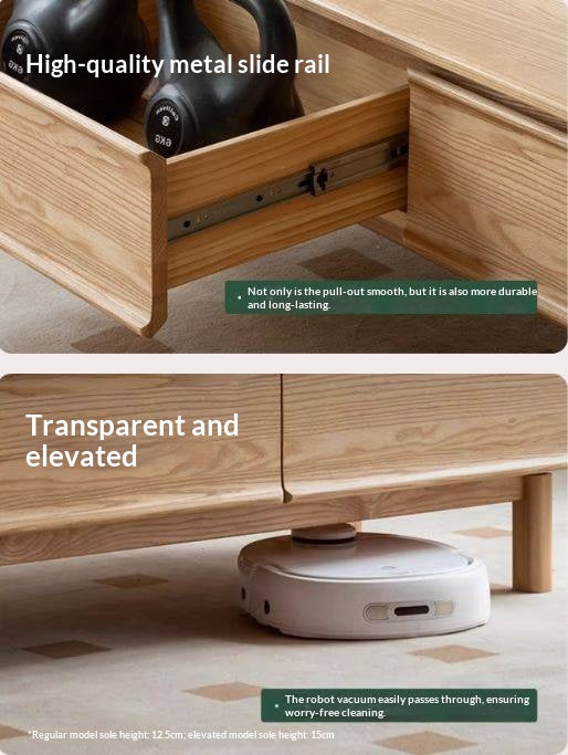 Ash, Oak Solid Wood Solid Wood Coffee Table