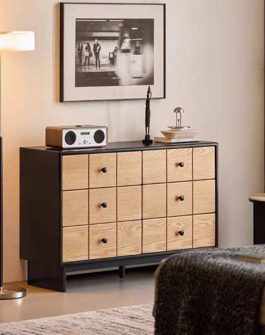 Ash Solid Wood Modern Chest of Drawers