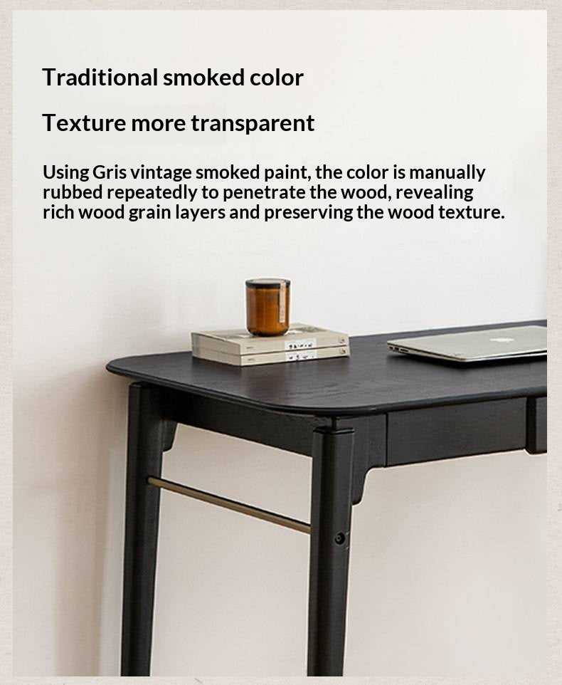 Oak Solid Wood Modern Simple Computer Desk