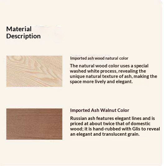 Ash, Oak Solid Wood Vanity Table.