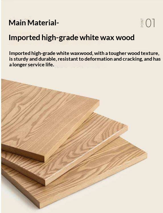 Ash Solid Wood Modern Vanity Table.