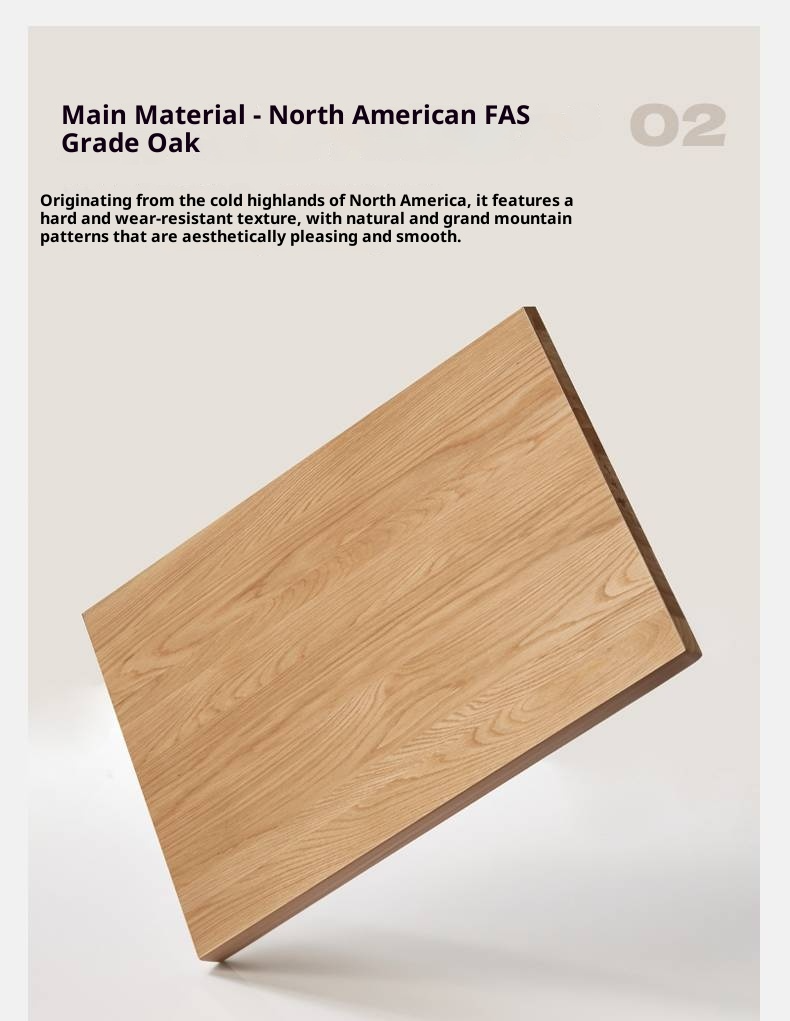 Oak Solid Wood Modern Simple Fabric Soft-Padded Box Bed