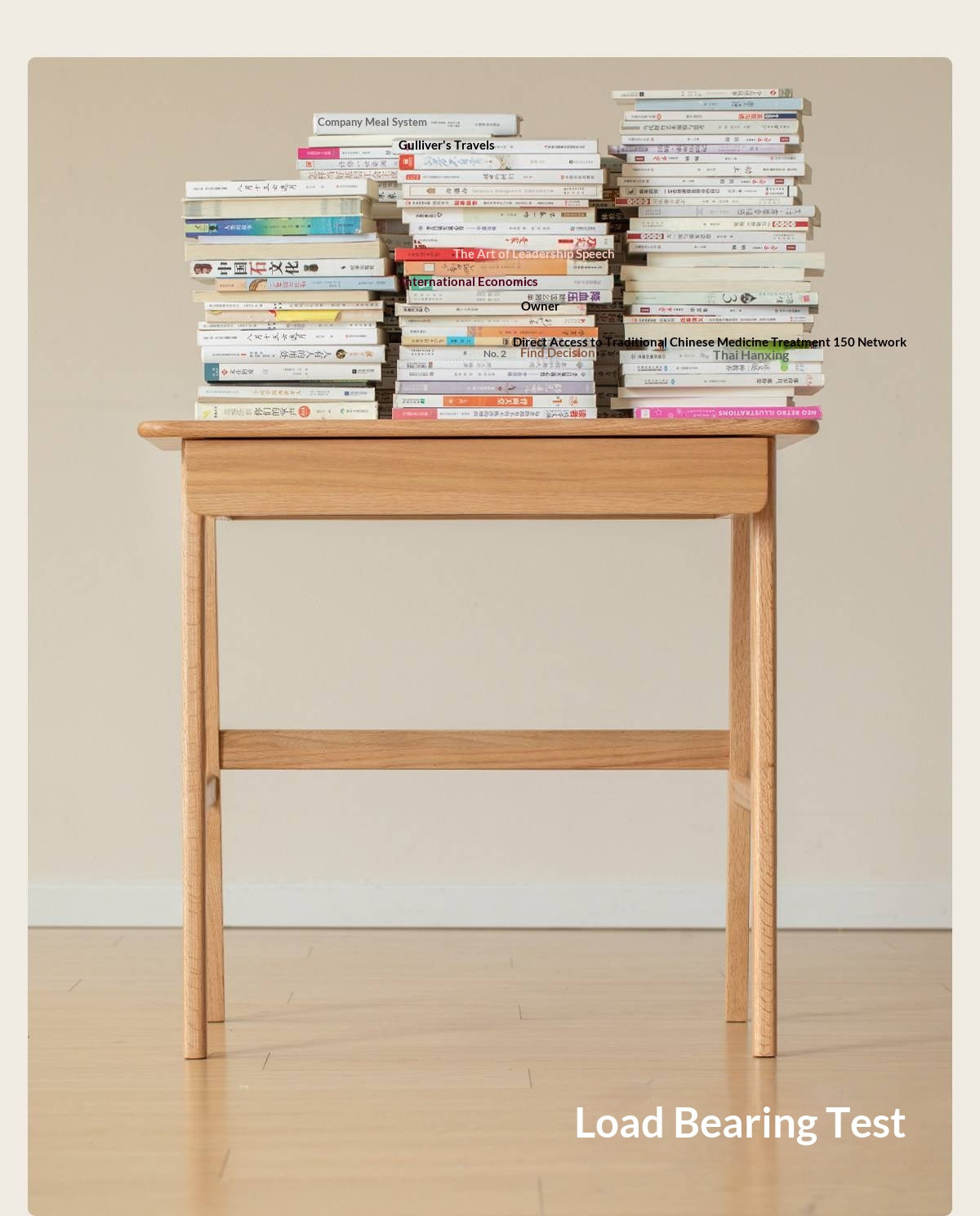 Oak Solid Wood small Office Desk with a drawer