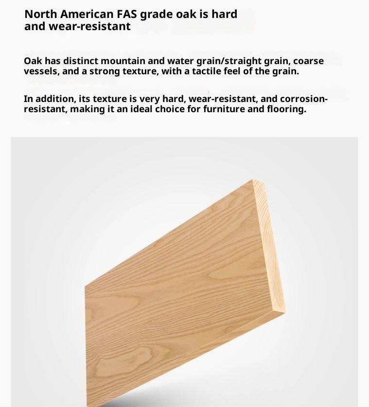 Oak Solid Wood Long Vintage Bench