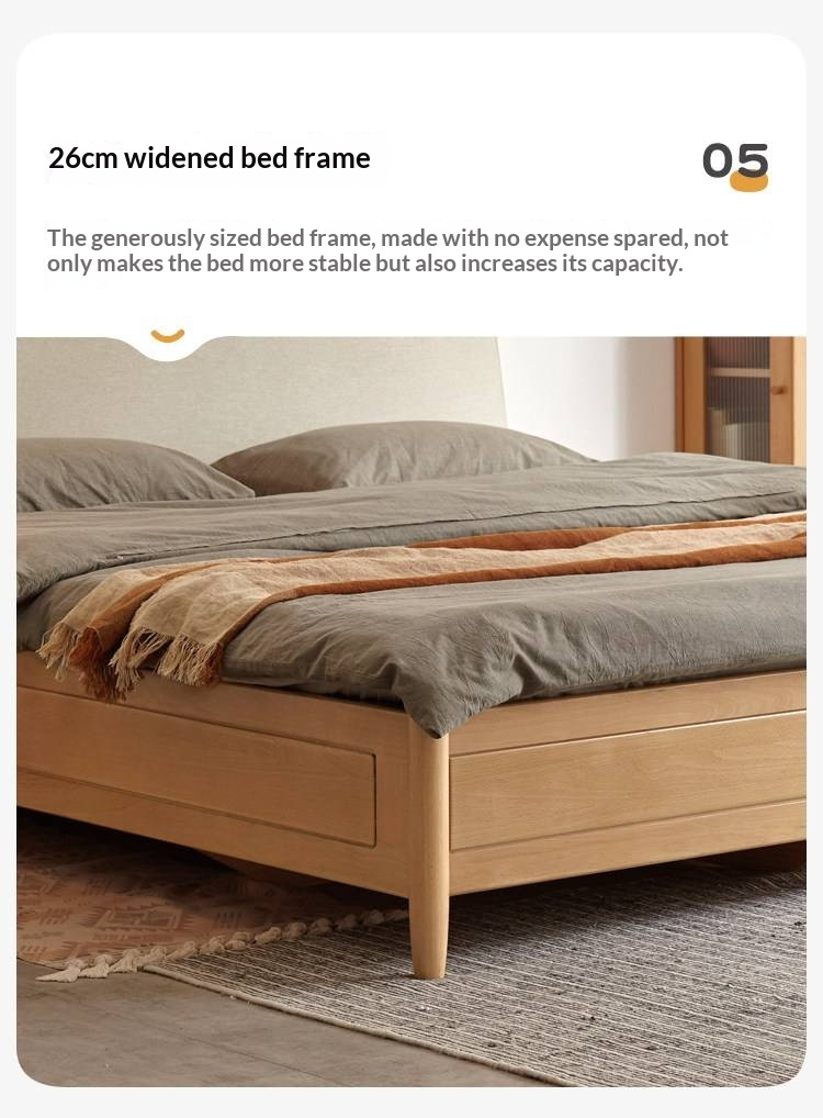 European Beech Solid Wood Multi-Functional Box Bed