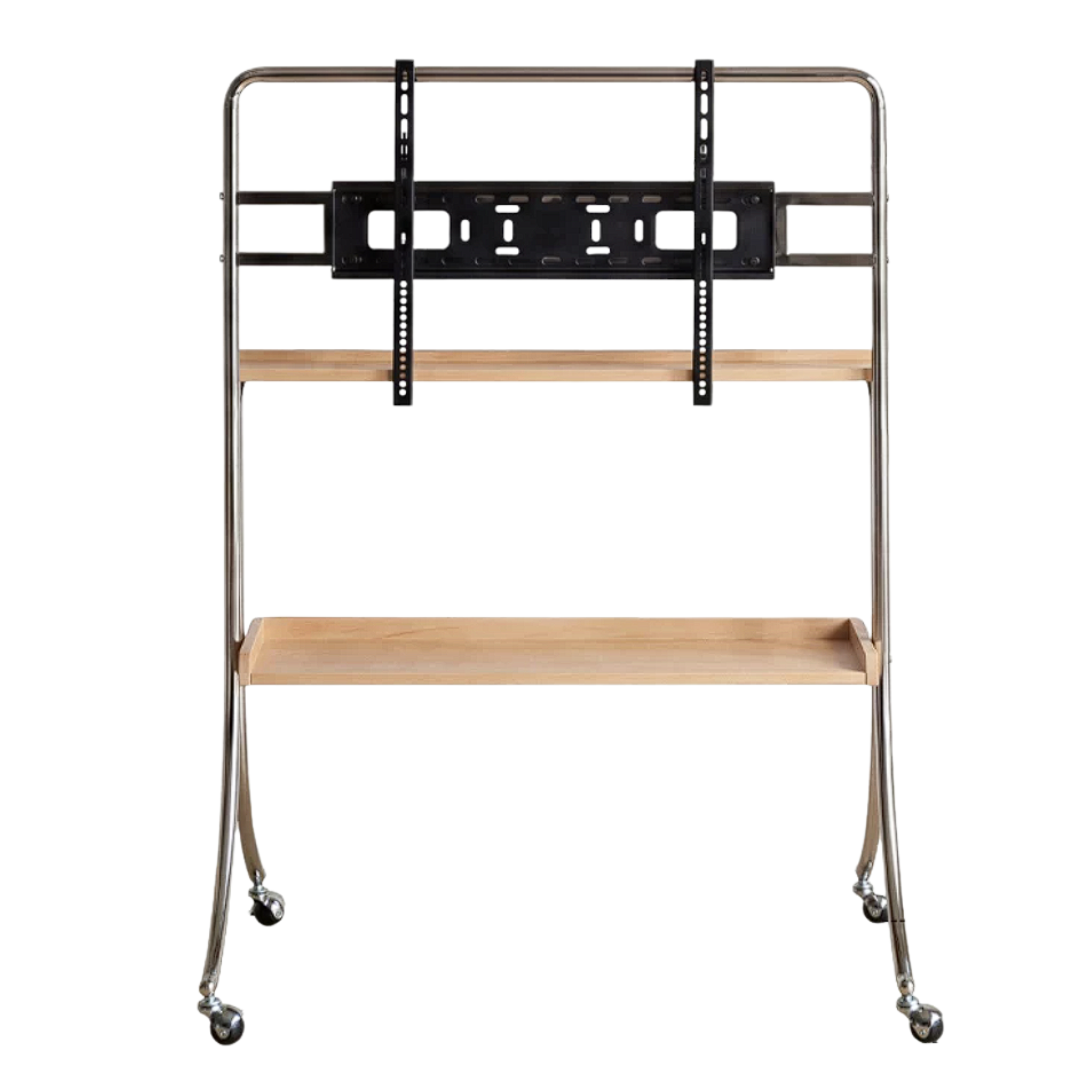 Ash, Rosewood, Beech Solid Wood TV Rack Removable Floor-Standing Cart