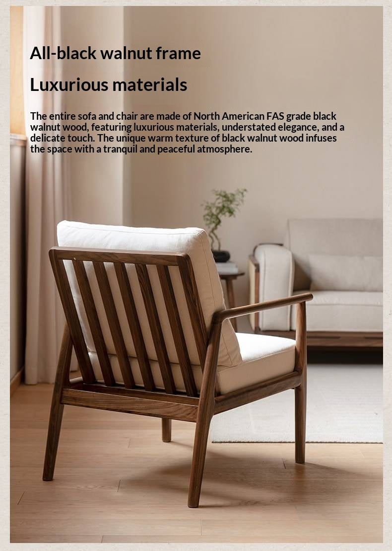 Ash Solid Wood genuine leather, fabric Sofa Chair