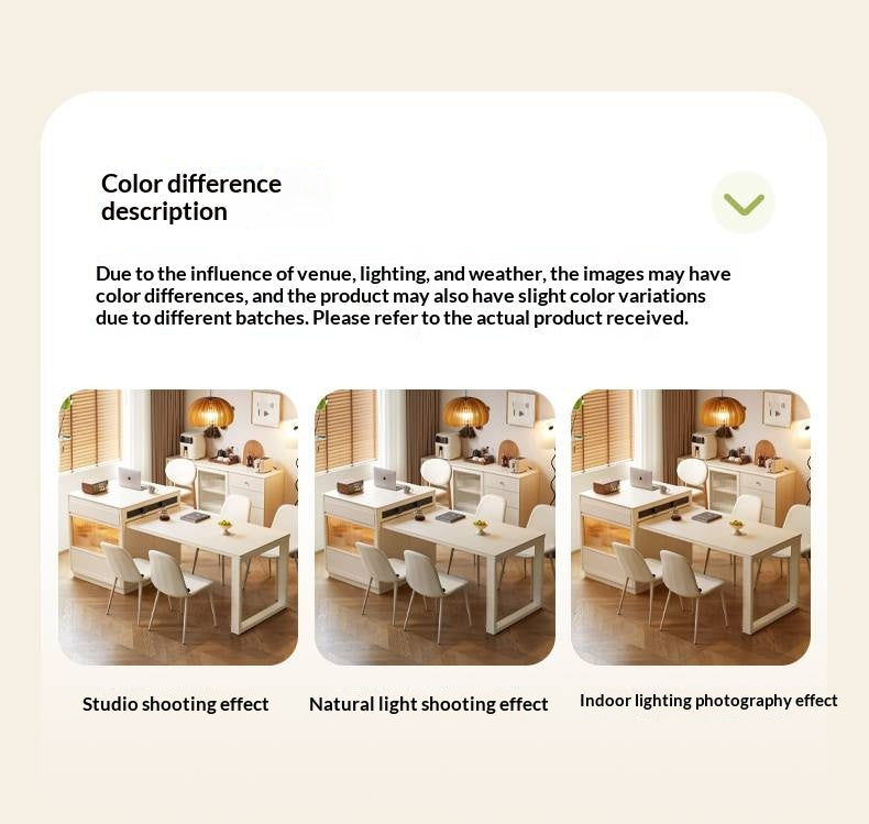 Solid Rubberwood Cream-Style Extendable White Slab Island