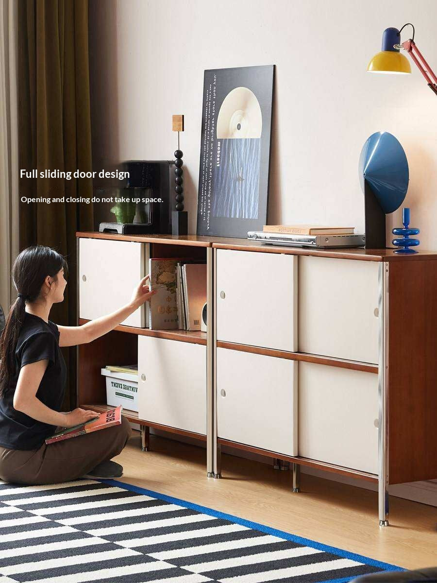 Poplar Solid Wood Bauhaus Style Bookcases Combination