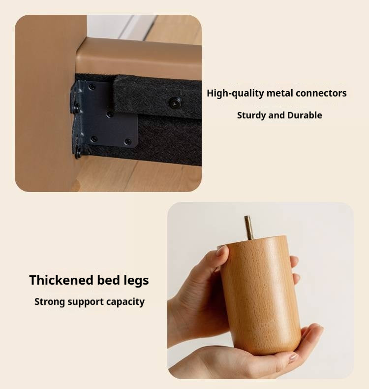 Organic Leather Children's Soft Bear Bed