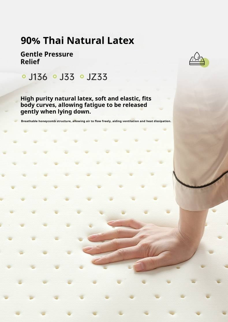 Zero-Glue Mattress: Customizable Home Mattress With Natural Coconut Fiber, Orthopedic Support, Firm Spring Base, And Latex Soft Layer, Dimensions: 22 cm, 23 cm 24 cm