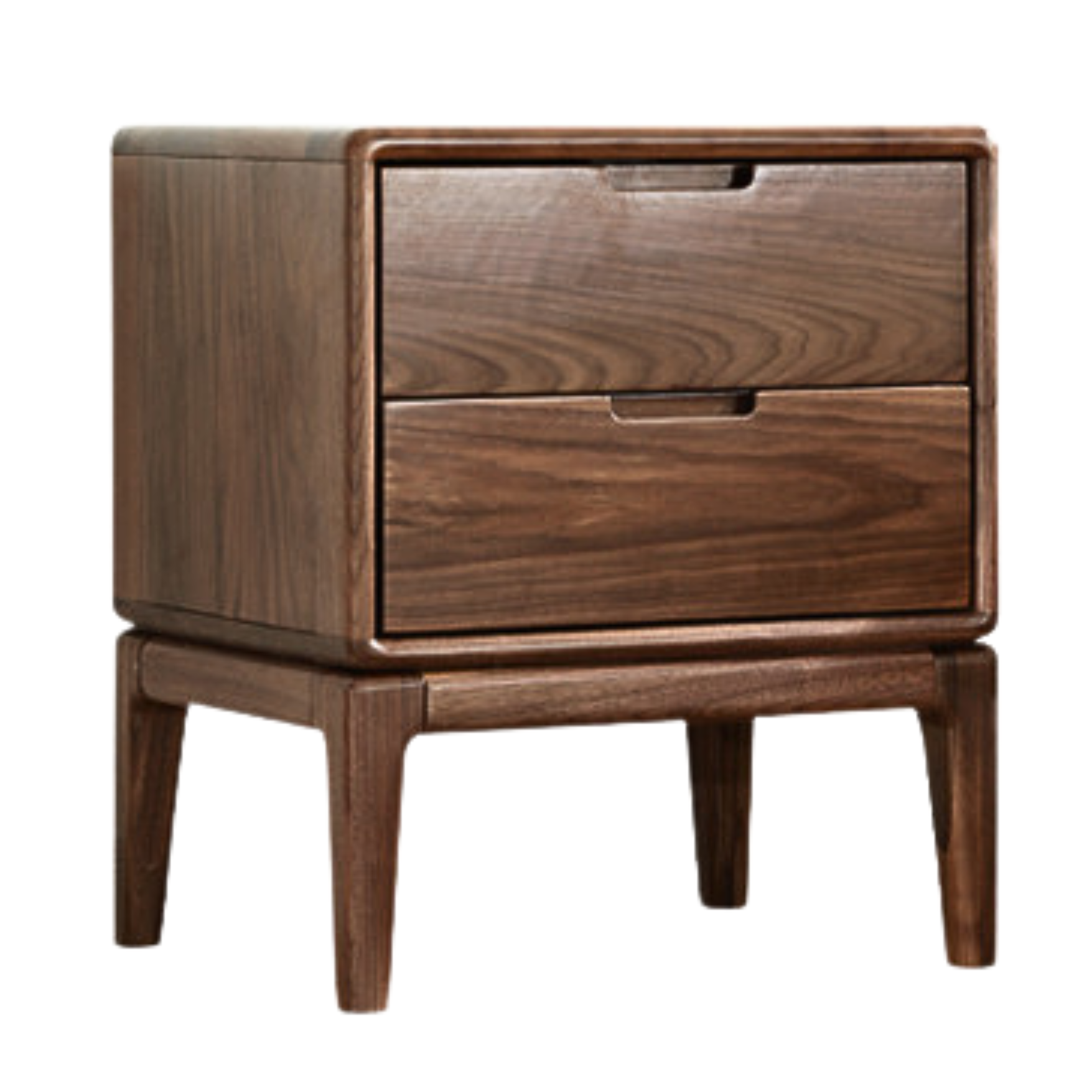 Black walnut, Ash solid wood Nordic modern nightstand