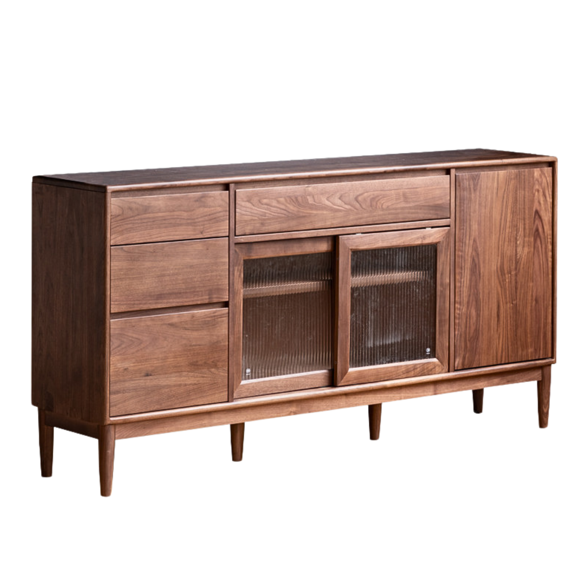 Black Walnut Solid Wood Simple Modern Sideboard