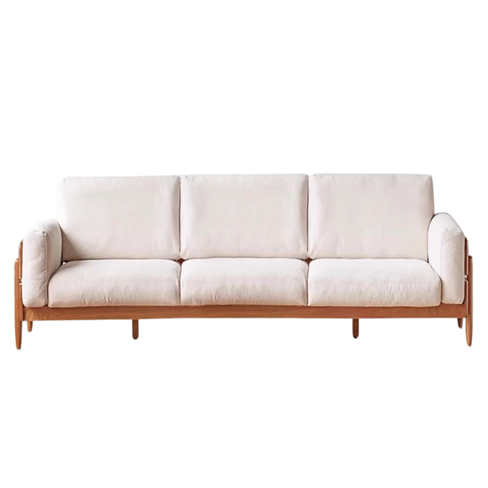 Cherry wood, oak solid wood antique style sofa: