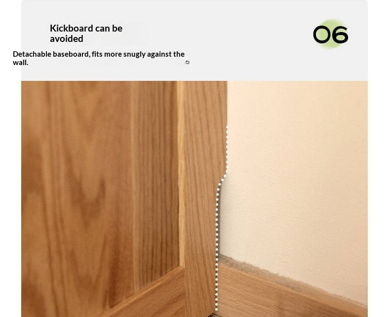 Oak Solid Wood Sliding Door Wardrobe