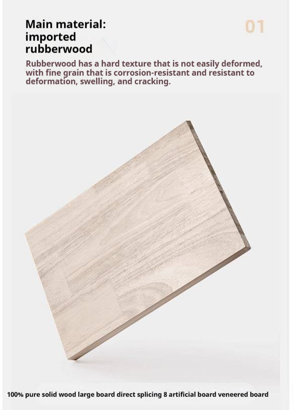 Solid Rubberwood Antique Style Leisure Armchair