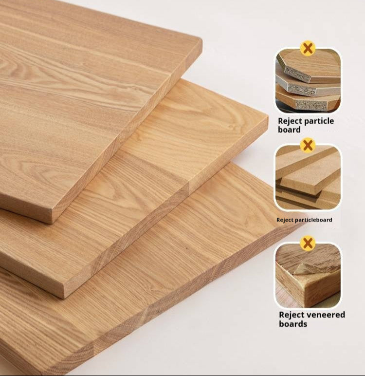 Oak Solid Wood Folding Dining Table