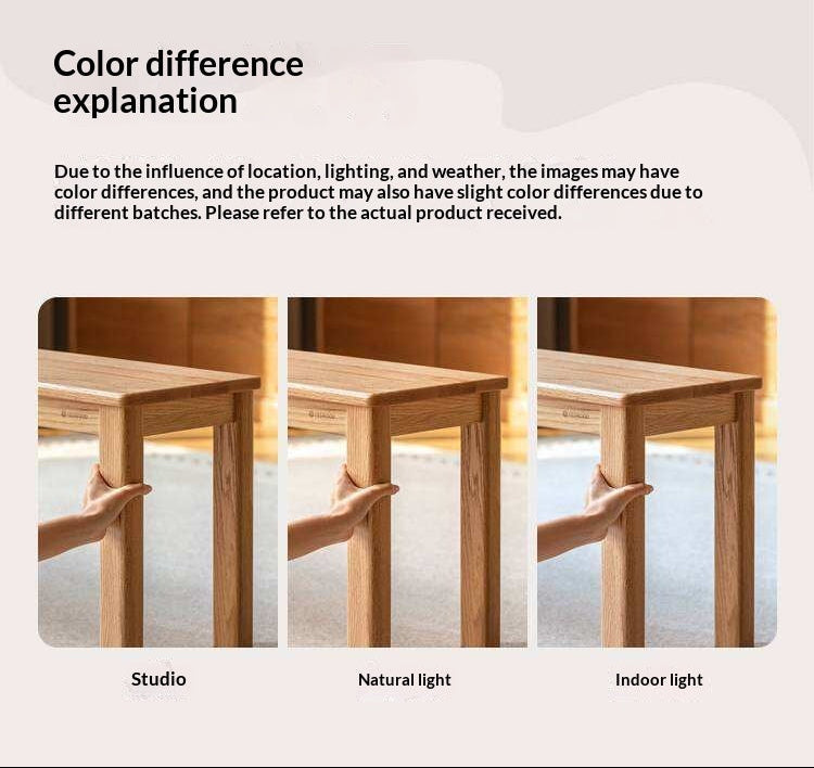 Ash, Oak, Beech, Solid Rubberwood Wide Seat Bench