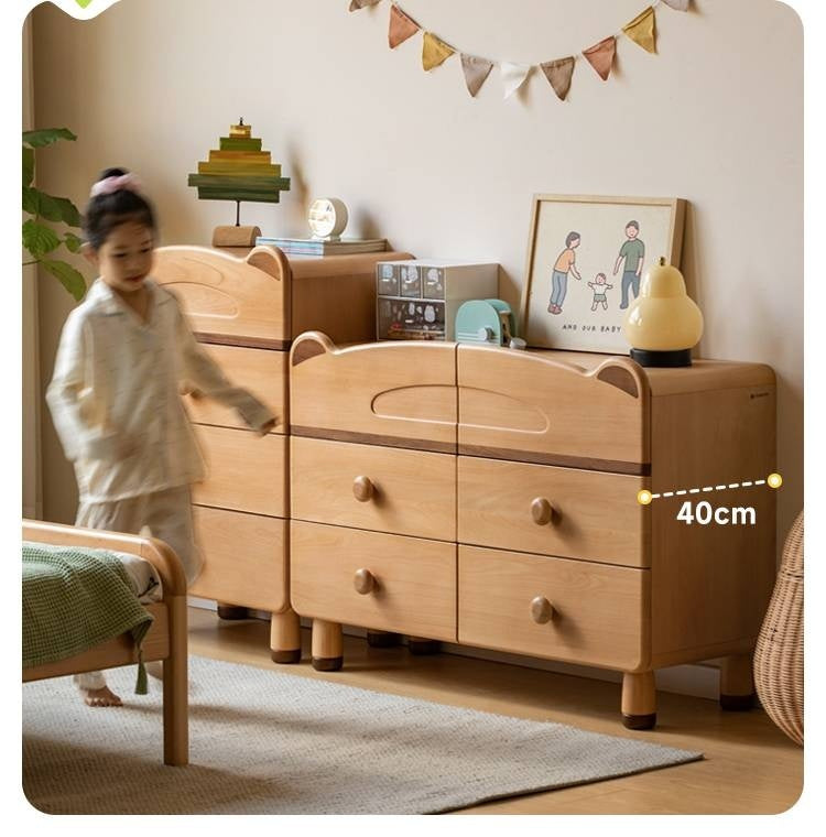 Beech Solid Wood Childrens Drawer