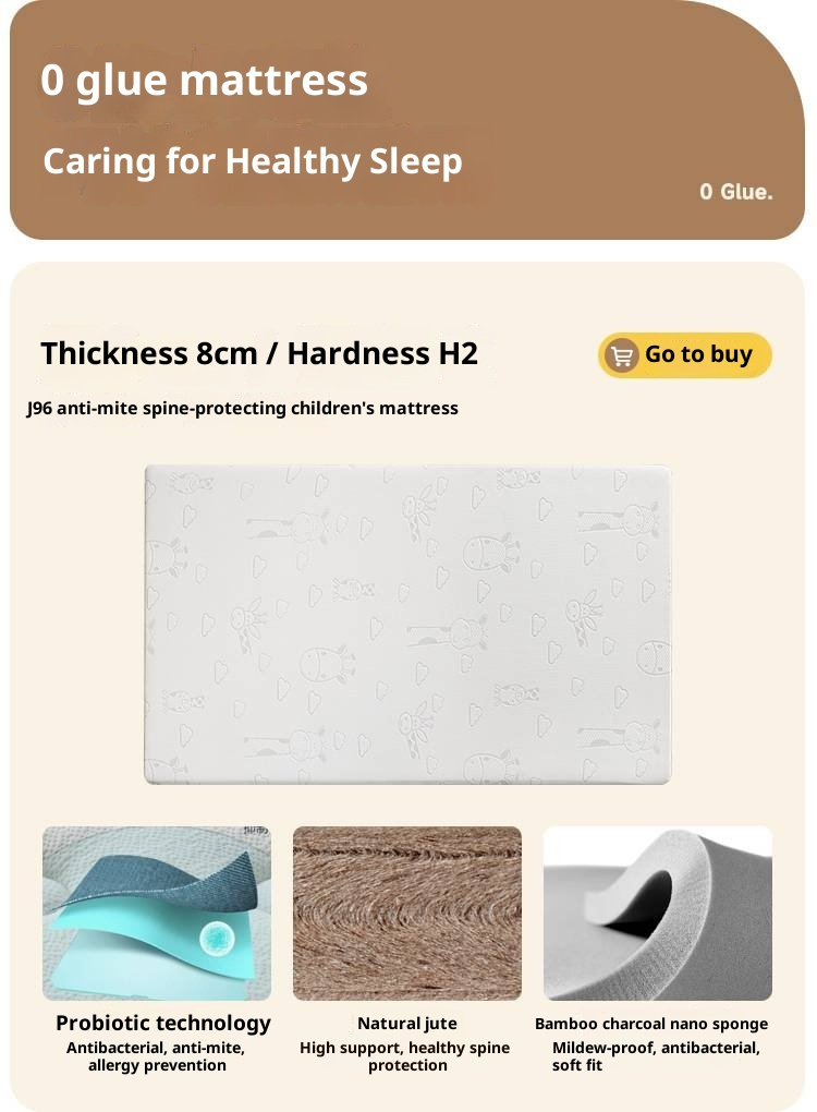 Beech Solid Wood Children's Modern Simple Single Bed