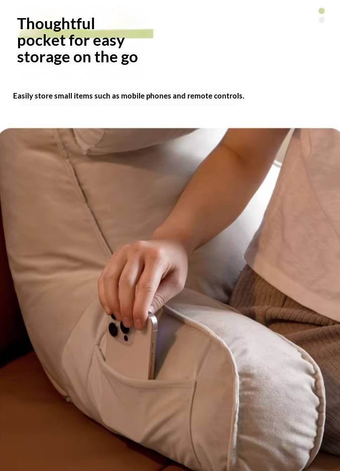 Headboard Pillow with Removable and Washable Cover