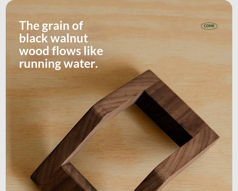 Black Walnut, Beech Solid Wood Creative Apple Shaped Coaster