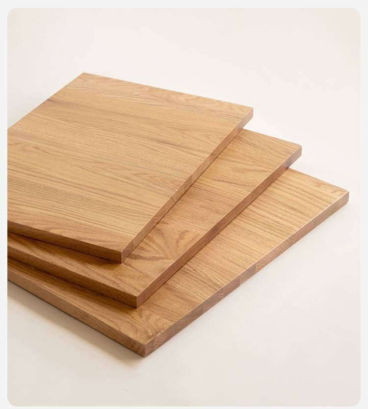 Oak Solid Wood Genuine Leather Upholstered Box Bed Retro Black Floating Bed