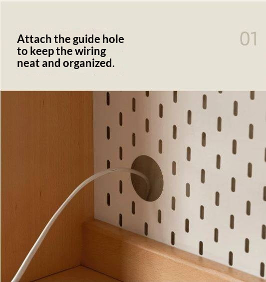 Beech Solid Wood Desk Bookshelf Integrated Study