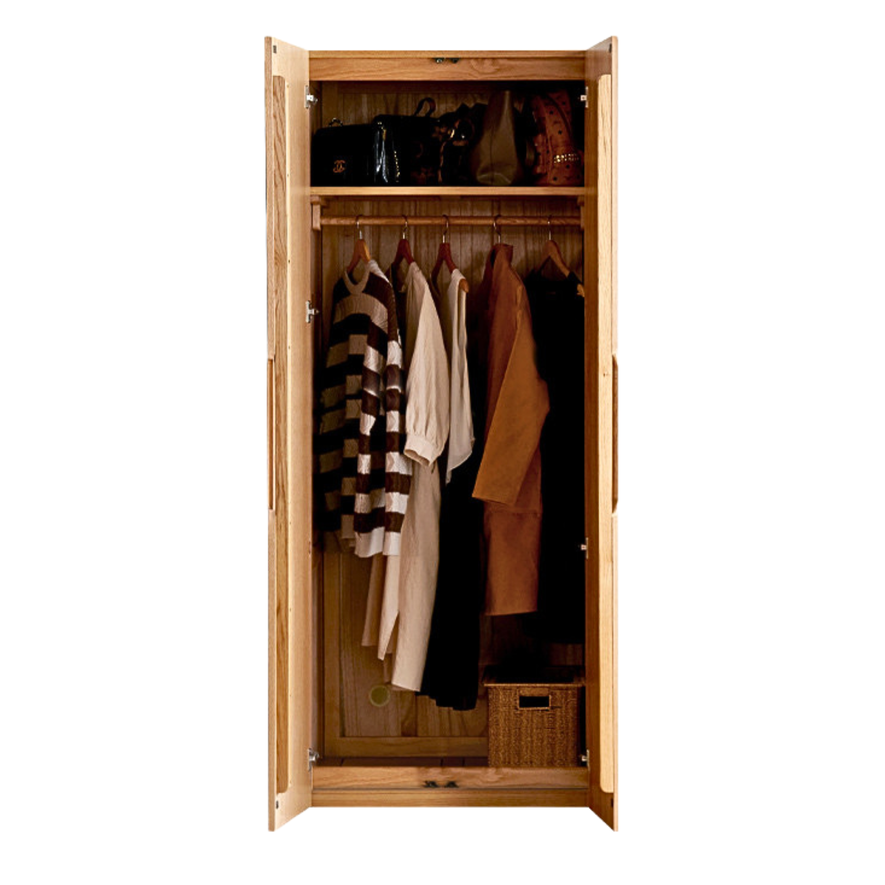 Oak solid wood Wardrobe ::