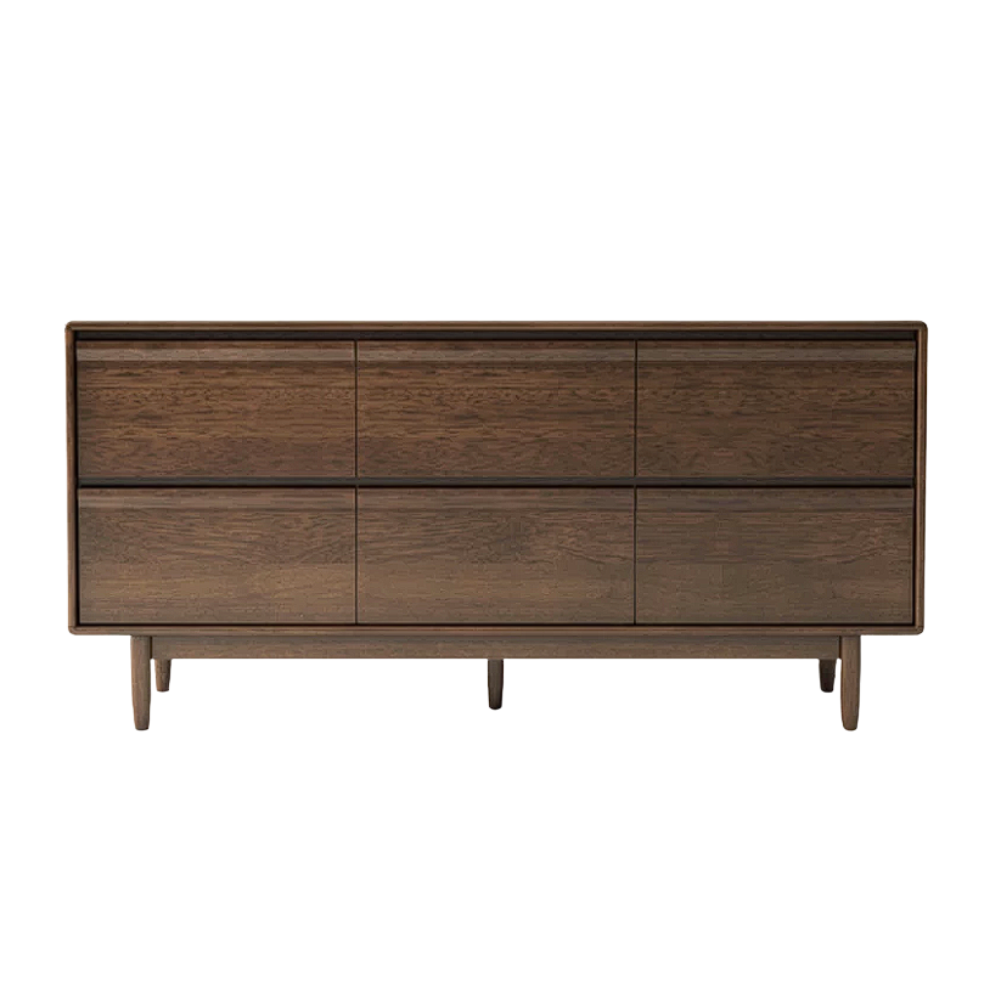 Black Walnut, Sandalwood Solid Wood Dresser