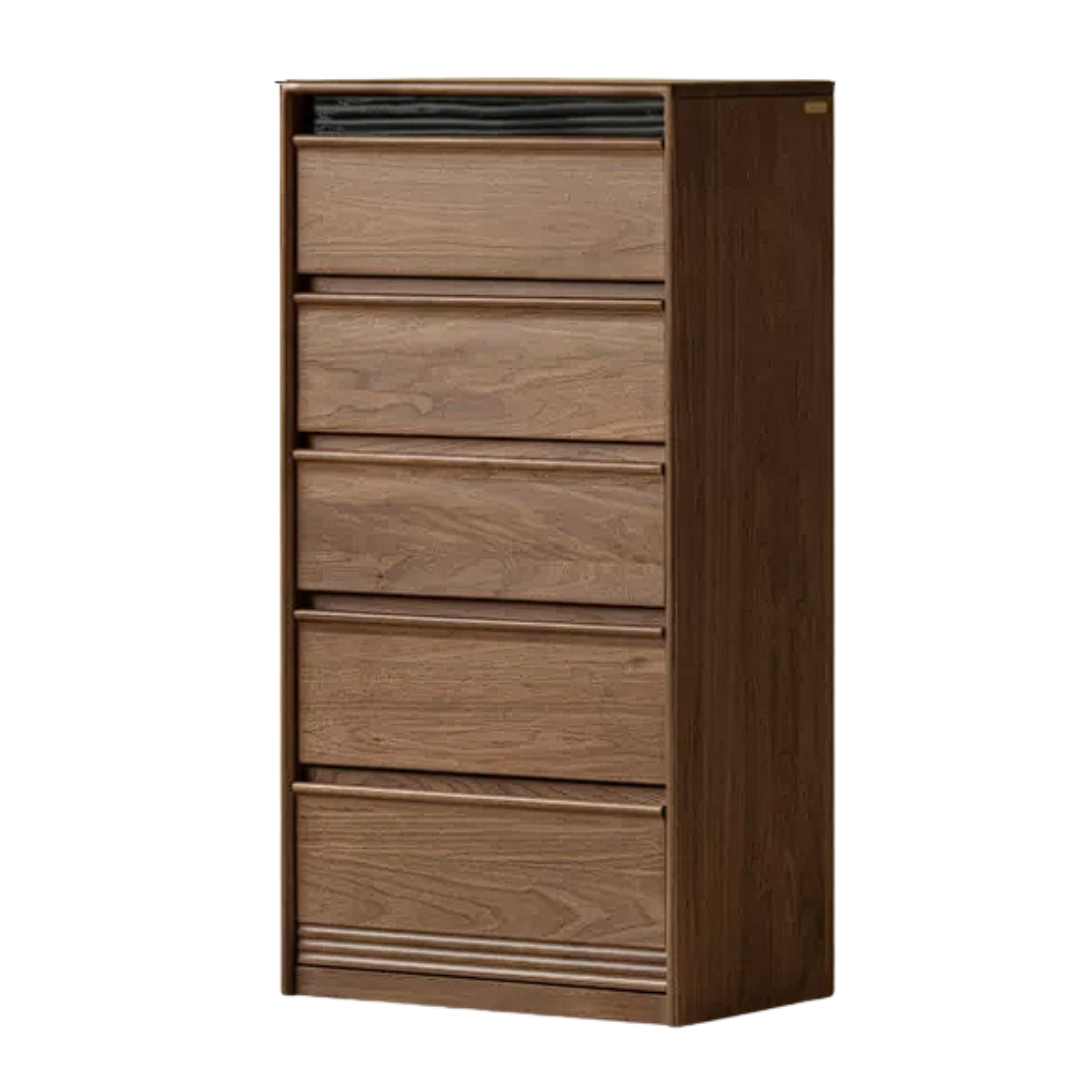Black Walnut Solid Wood Chest Drawer