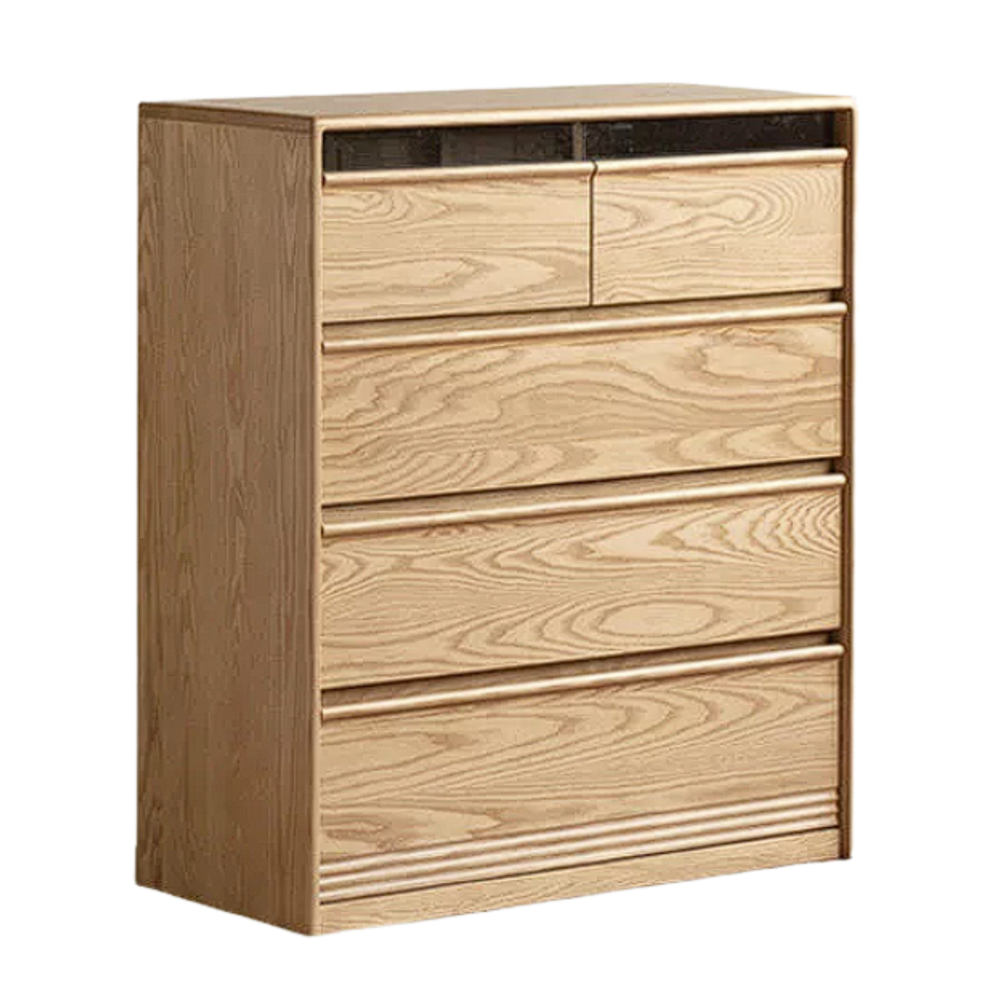 Ash Solid Wood Modern Chest of Drawers