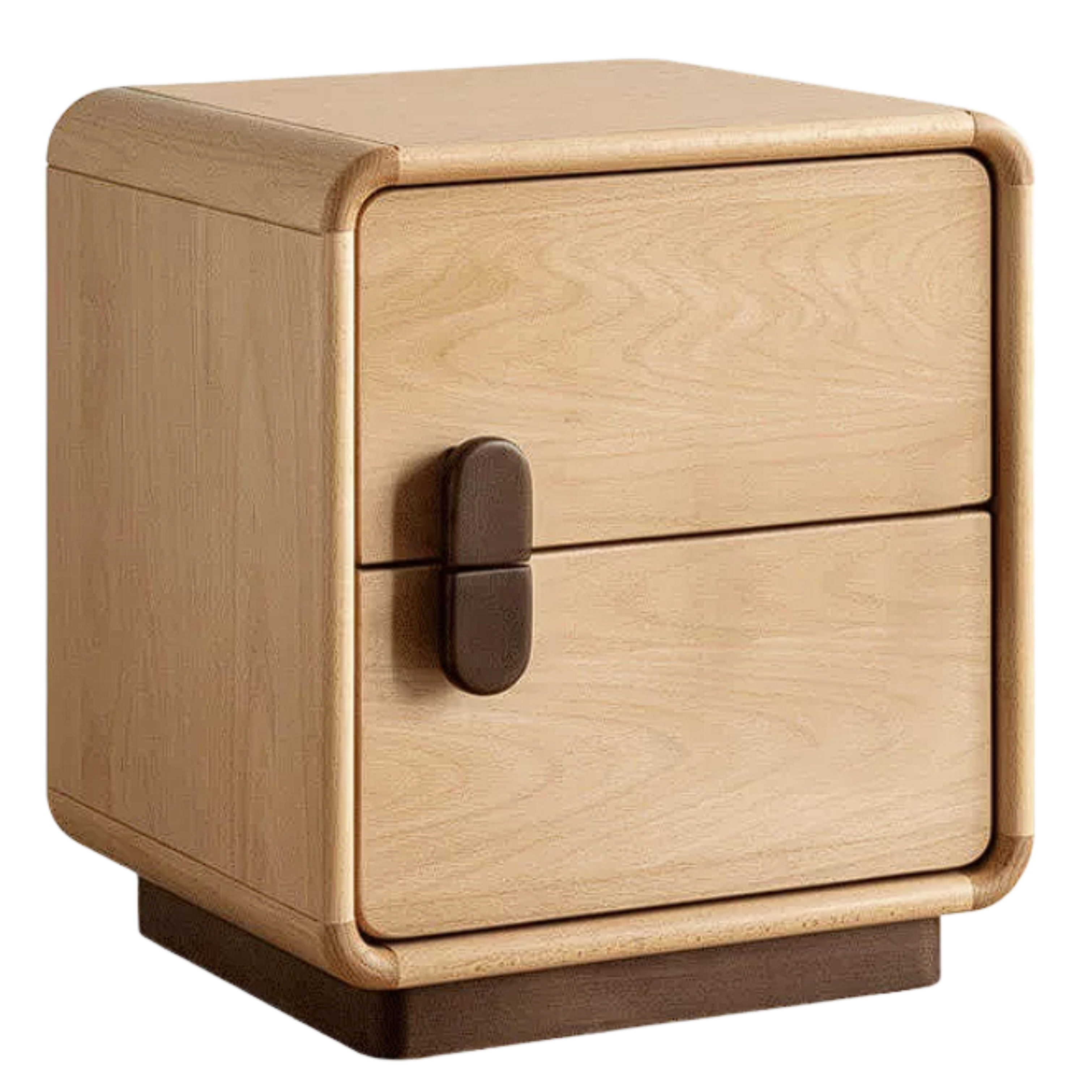 Beech Solid Wood Original Wood Style Storage Nightstand