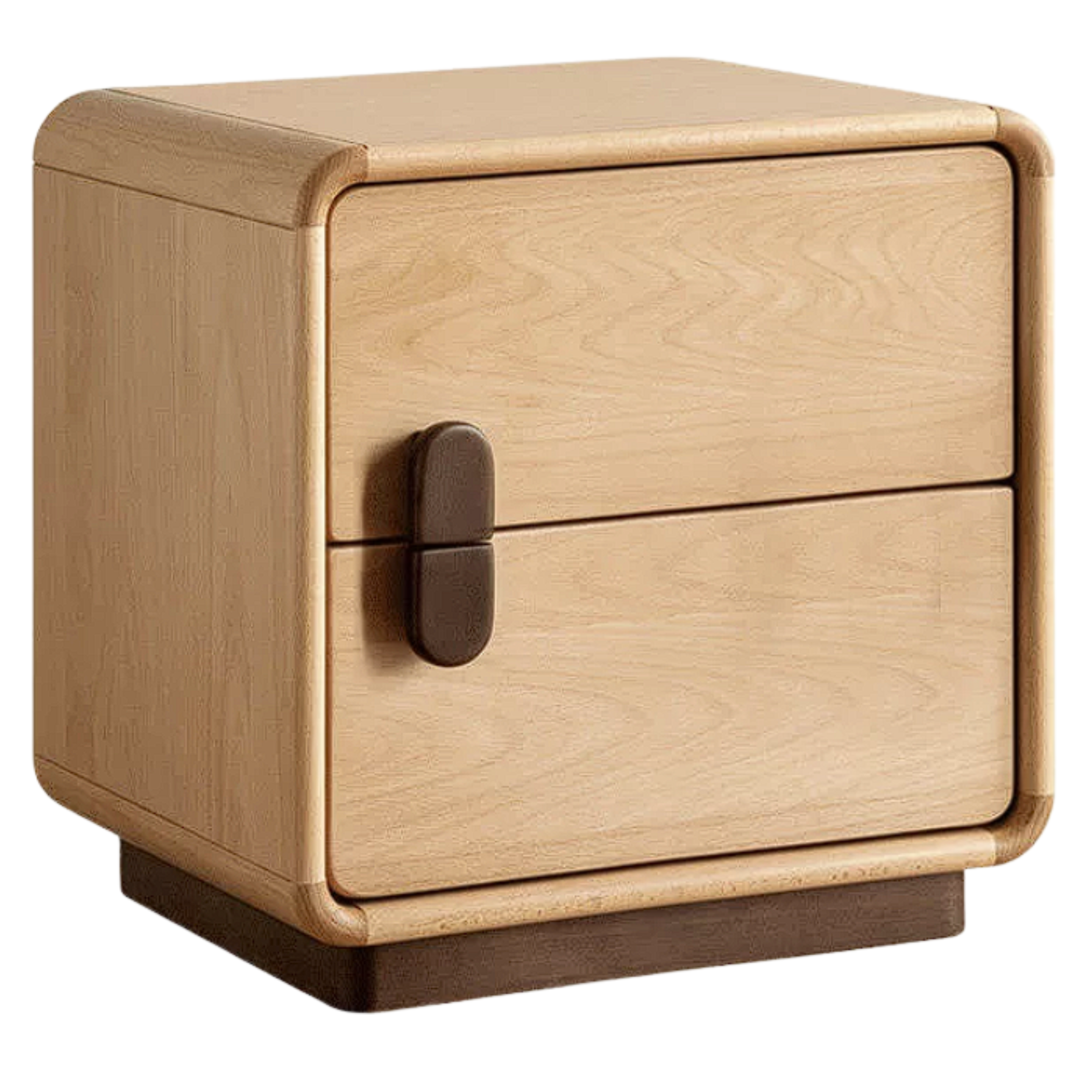 Beech Solid Wood Original Wood Style Storage Nightstand