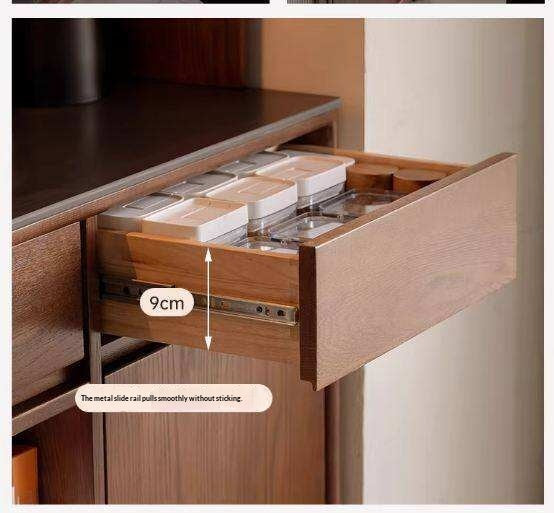 Oak Solid Wood Sideboard Cabinet