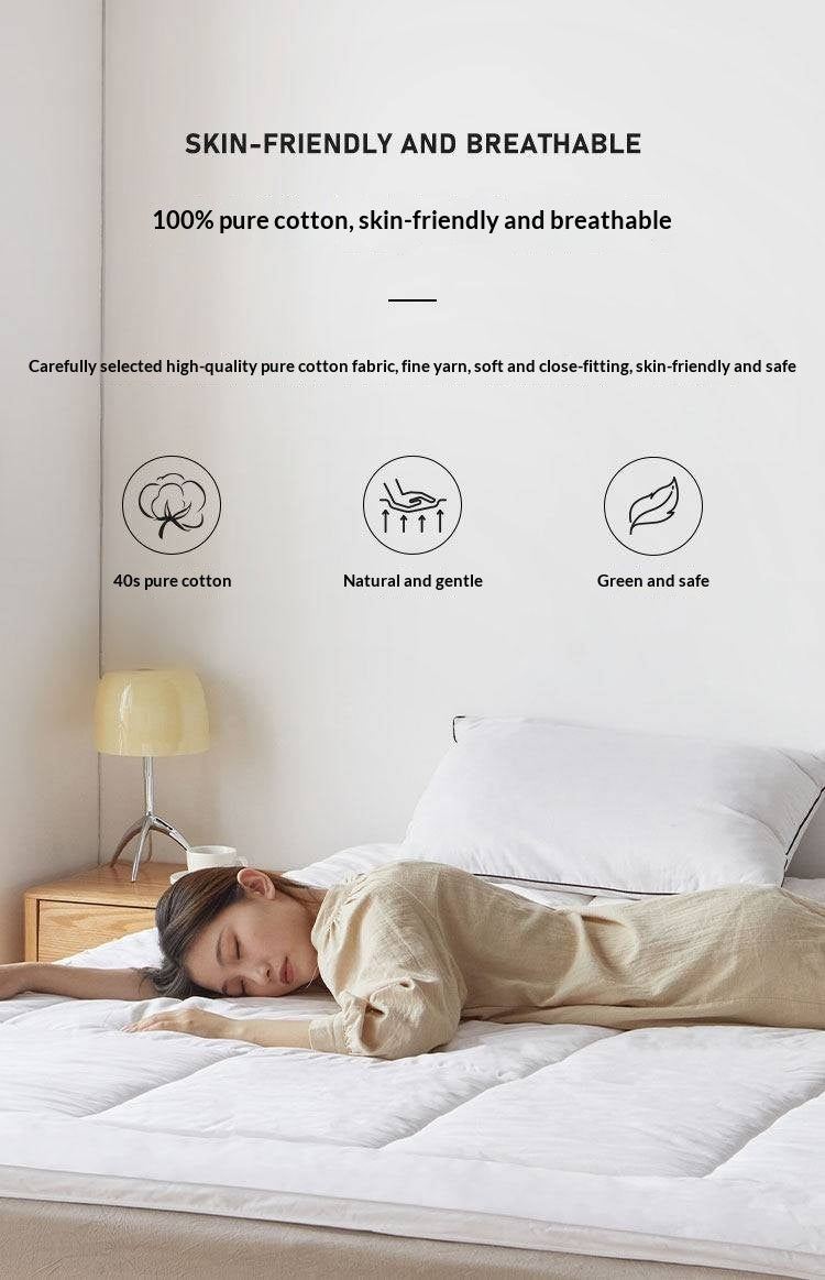 Pure Cotton Soft Mattress — Comfortable and Gentle, Ideal for Home Use