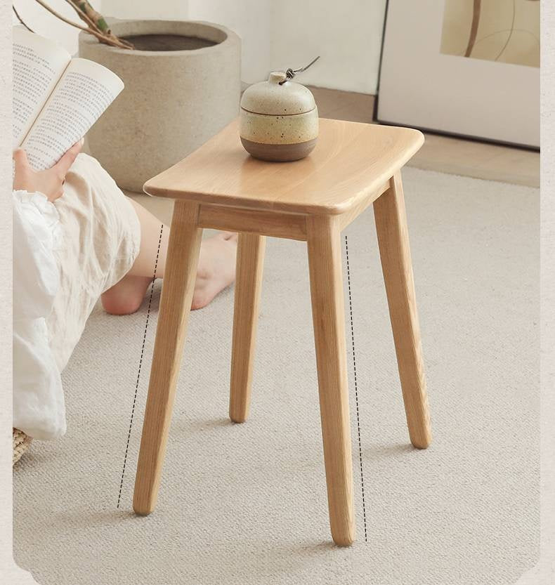 Oak, Ash Solid Wood Modern Vanity Table