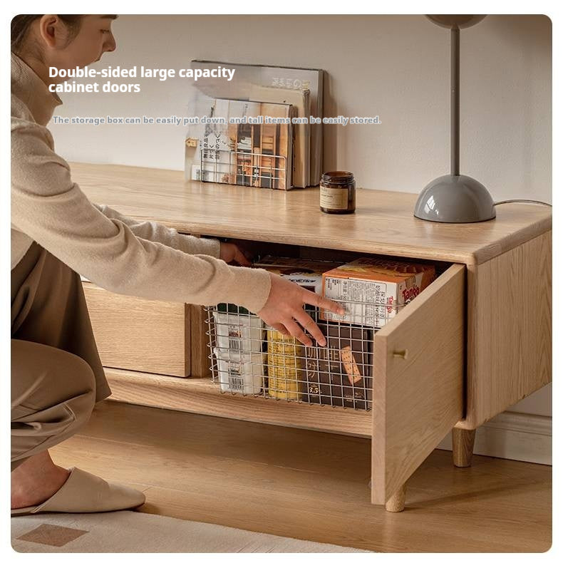 Oak Solid Wood TV Stand.