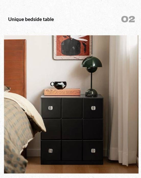 Solid RubberWood Retro Style Side Cabinets