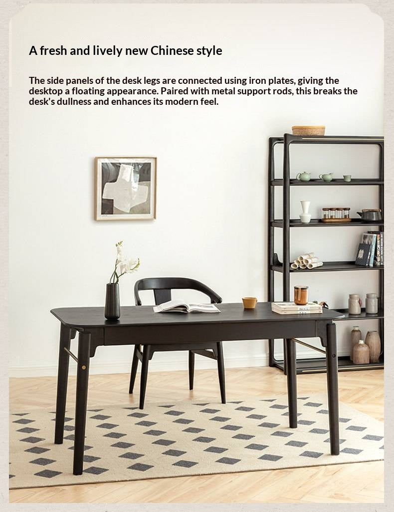 Oak Solid Wood Modern Simple Computer Desk