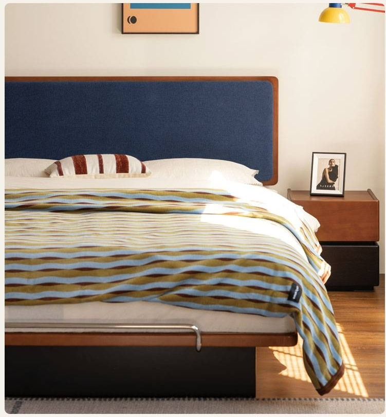Poplar Solid Wood Soft Suspended Box Bed