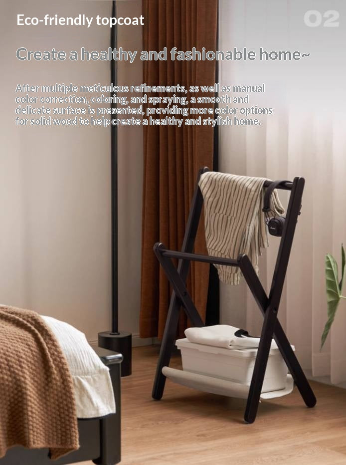 Solid Rubberwood Clothes Hanger