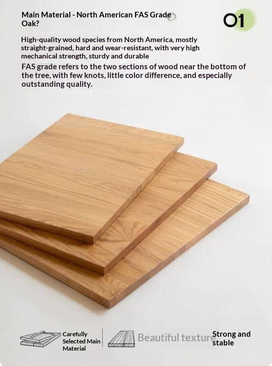 Oak, Beech Solid Wood Storage Coffee Table