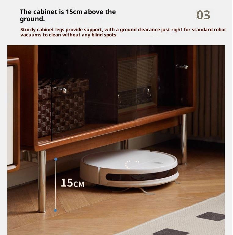 Poplar, Cherry Solid Wood Ancient Style Bookcase