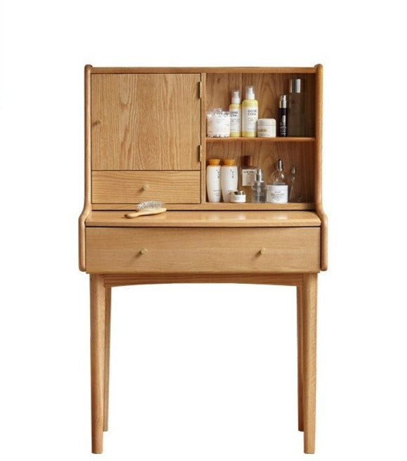 Dressing table, makeup table Oak solid wood"