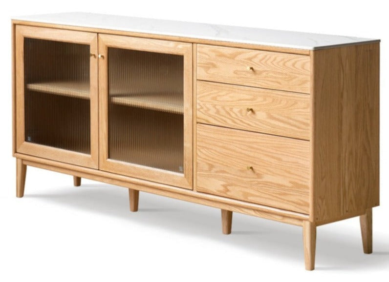 Oak solid wood Sideboard, Buffet cabinet :