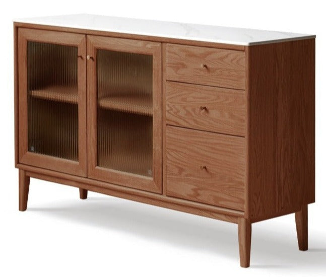 Oak solid wood Sideboard, Buffet cabinet :