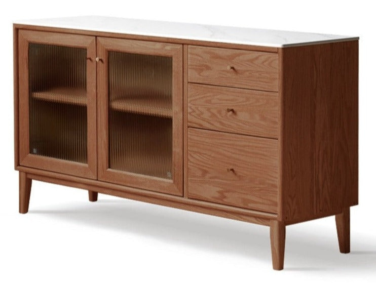 Oak solid wood Sideboard, Buffet cabinet :